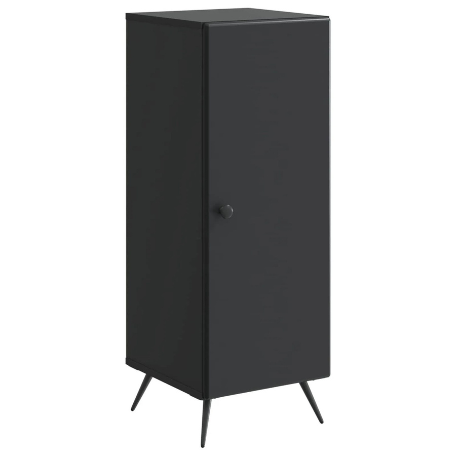 vidaXL Sideboard Schwarz aus Holzwerkstoff B/T/H: 33 x 34,5 x 90 cm - Bild 2