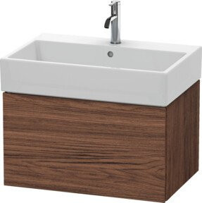 Duravit L-Cube Waschtischunterschrank wandhängend, Braun, B: 68,4 cm, H: 39,4 cm, T: 45,9 cm - Bild 1