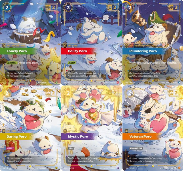 Bandai League of Legends 2026 Poro Set Riftbound, Sammelkarten, Englisch - Bild 1