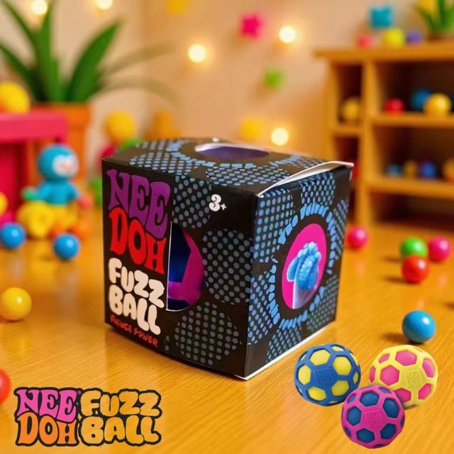Schylling Nee Doh Atomar-Stressball, Fidget-Spielzeug, multicolour - Bild 1