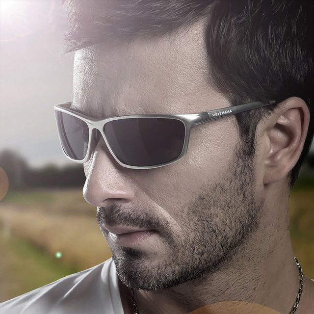 VEITHDIA Polarisierte Vintage-Sonnenbrille, Vollrand, Unisex - Bild 1