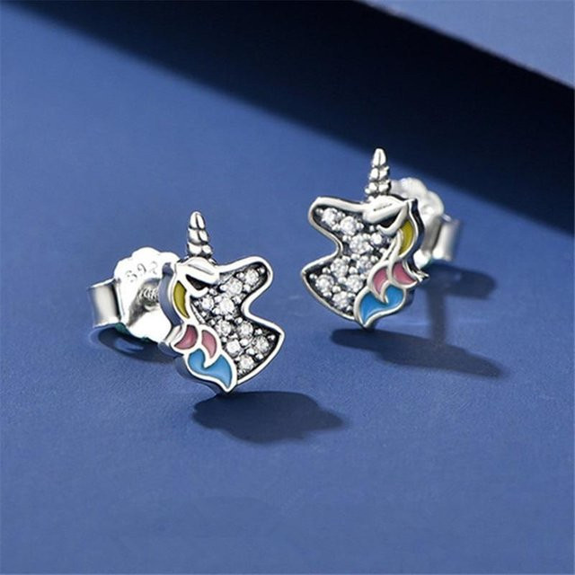 YIRAN Jewelry Ohrringe, 925 Silber, Kristall, Zirkonia, Damen - Bild 1