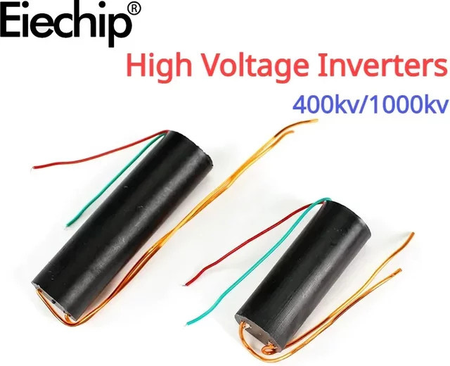 Hochspannungsgenerator Boost Step Up Power Module DC 3V-6V 400kV 400000V Schwarz - Bild 1