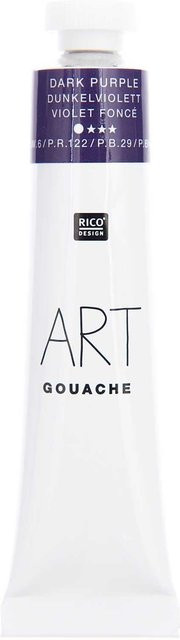 Rico Design ART Gouache Dunkellila 22 ml - Bild 1