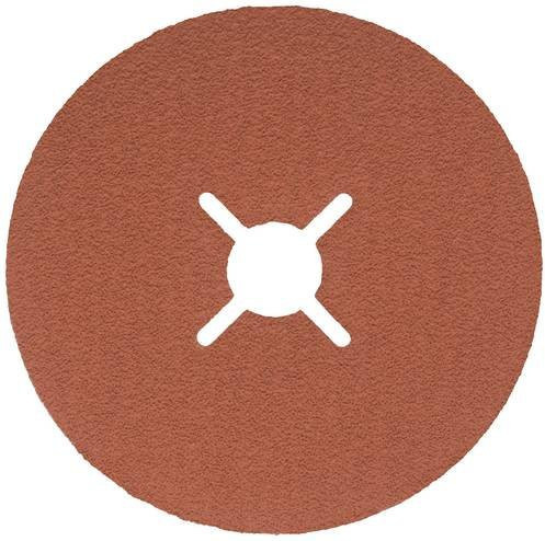 3M Fiberscheibe für Winkelschleifer, Durchmesser: 125 mm, Körnung: 80, Farbe: Braun, 25 Stück - Bild 1
