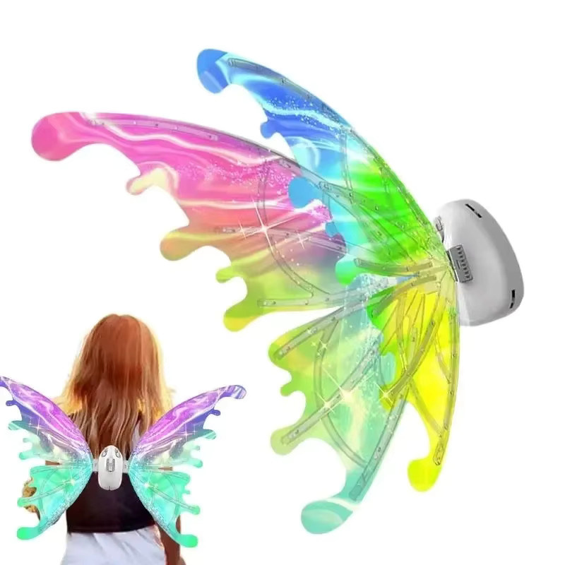 ZOCO Elektrische Fee Flügel, Fantasy, mit Musik und Licht, Bunt / Mehrfarbig - Bild 4
