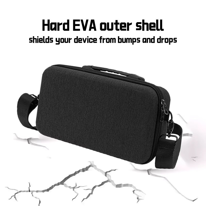 DIXSG EVA Aufbewahrungstasche für Mac Mini M4, Tragbares Hartschalen-Etui für Mac Mini M4, Tastatur, Maus und Trackpad, Schwarz - Bild 4