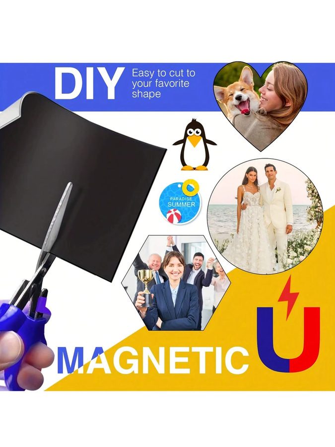 HUSPER Magnetische A4 Inkjet-Fotopapiere, glänzend, weiß - Bild 3