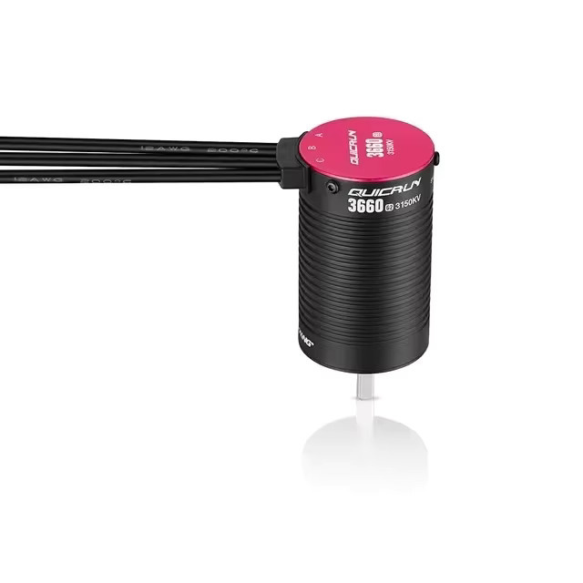 HobbyWing QuicRun WP 10BL120 G2 120A ESC + 3652/3660 G2 Bürstenlosen Motor Combo, 1:10, Metall, Set / Bundle - Bild 2