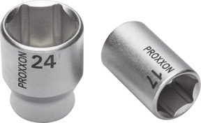 Proxxon Steckschlüsseleinsatz 3/8 Zoll in Silber aus Chrom-Vanadium mit 18 mm - Bild 1