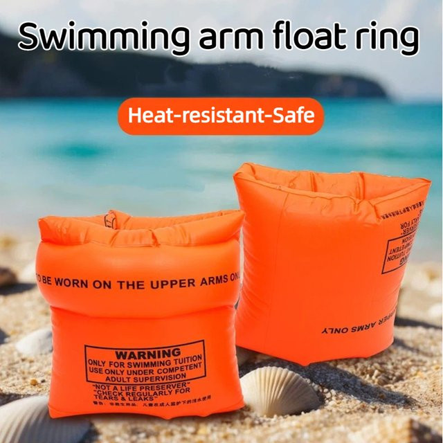 Wonflex Schwimmflügel mit Cartoon-Print, aufblasbare Sicherheits-Schwimmarmbänder, 1 Paar - Bild 1