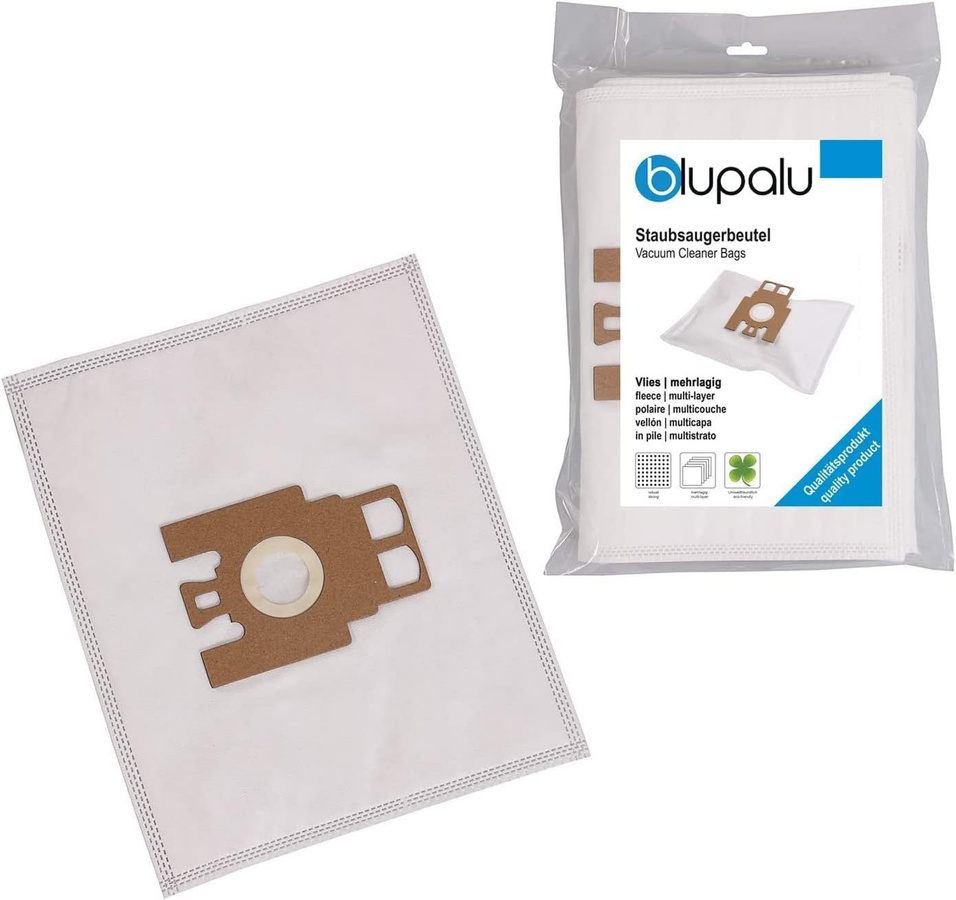 30 Stück blupalu Staubsaugerbeutel kompatibel mit Miele S5560 S 5560 S5560-Ch inklusive Mikro-Filter in Weiß - Bild 1