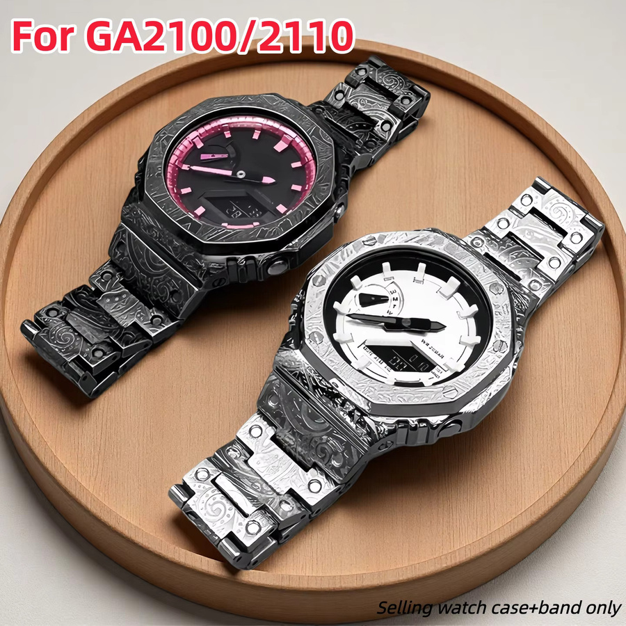 Zhuolei Uhrenarmband Edelstahl, GA2100 Mod Kit für Casio G-SHOCK - Bild 2