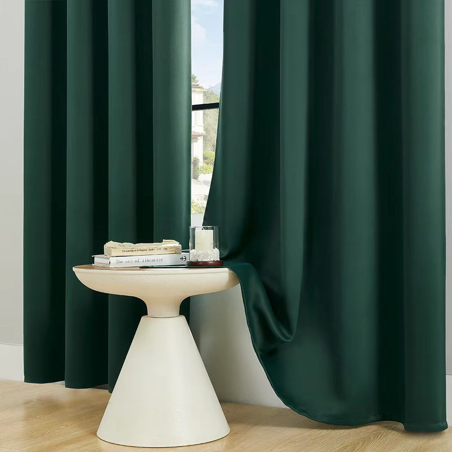 ZJBYZHOUSEHOLD Verdunkelungsvorhang einfarbig modern für Schlafzimmer und Wohnzimmer - Bild 3