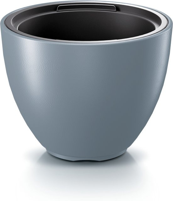 PROSPERPLAST Blumentopf Heos in Hellgrau, glatt und modern, Breite: 43,5 cm, Höhe: 56,9 cm - Bild 1