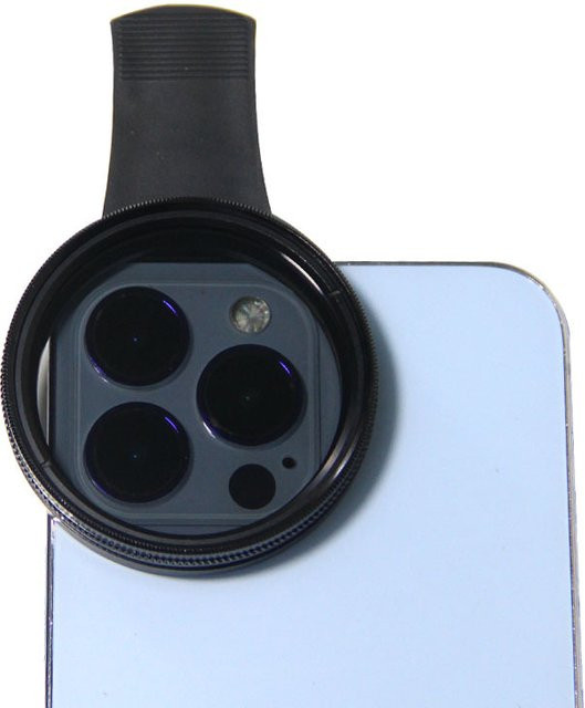 CHENJ CPL Filter Polarisator mit Clip für Smartphone und Weitwinkelobjektive, Schwarz, 37mm/52mm - Bild 1