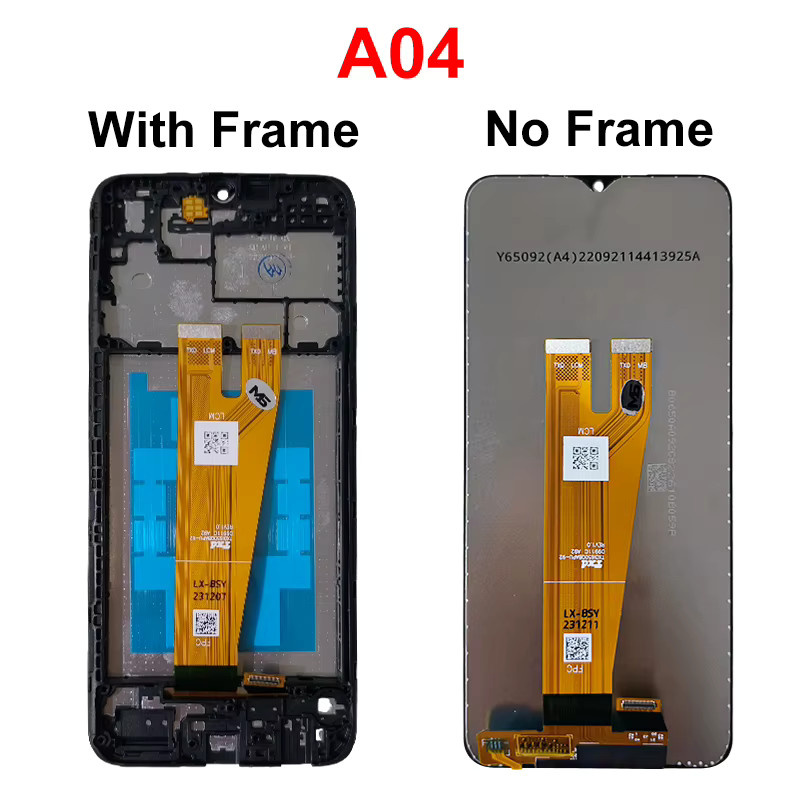 Samsung Galaxy A04 Display Ersatzteil mit LCD und Touchscreen in Schwarz - Bild 3