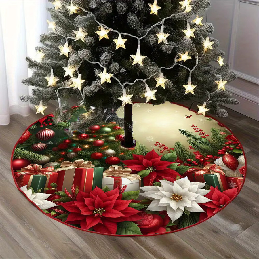 VIKAMA Weihnachtsbaumrock mit floralem Print in Multicolour aus Textil - Bild 6