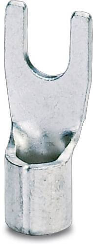 Phoenix Contact Gabelkabelschuh 1.10mm² bis 2.50mm² mit 3.2mm Lochdurchmesser, Unisoliert, Metall, Silber, 100 Stück - Bild 1