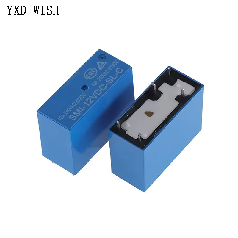 10 Stück SMI Relais Set in Blau, 5V 12V 24VDC, 10A, mit 4/5/8 Pin Optionen - Bild 2