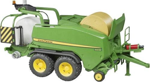 Bruder John Deere Rundballen-Presswickelkombination C441R Modellfahrzeug - Bild 1