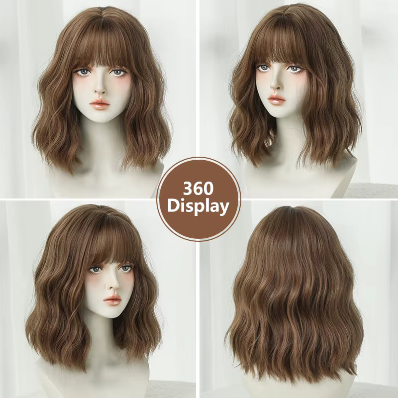 7JHH WIGS Perücke, braun, schulterlang, Damen - Bild 4