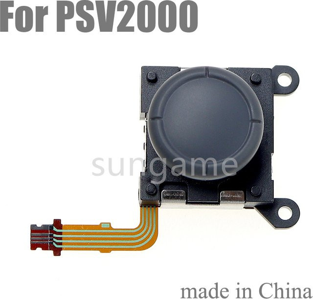 OCGAME 3D-Analog-Joystick mit Soft-Cap für PSVita PSV2000 Konsole in Schwarz - Bild 1