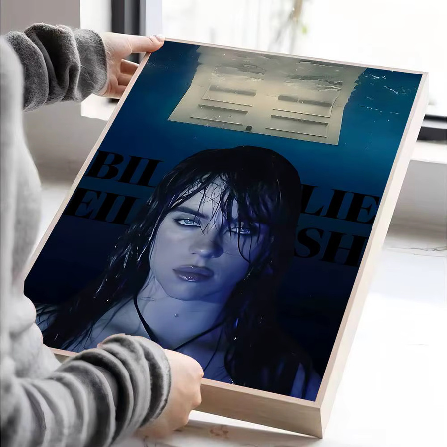 Potdemiel Anime-Poster Hit Me Hard And Soft B-BillyS Wanddekoration aus weißem Kraftpapier ohne Rahmen - Bild 5