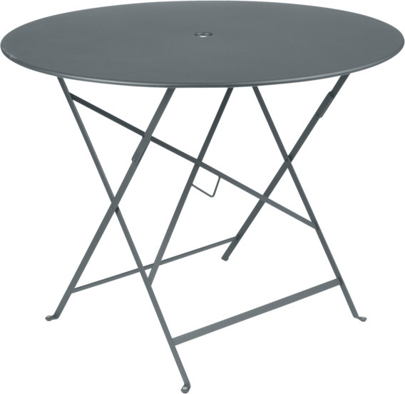 Fermob Bistro Klapptisch Rund aus Metall in Grau - Bild 1