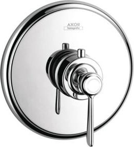 Hansgrohe Axor Montreux Fertigset Thermostat mit Hebelgriff in Brushed Nickel - Bild 1