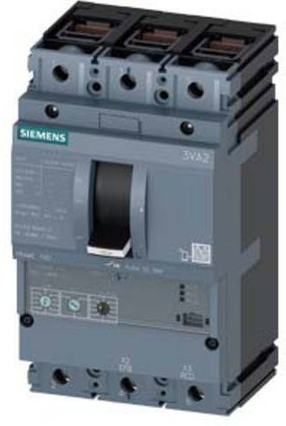 Siemens Leistungsschalter 3VA2110-7MN36-0AA0 in Grau mit einem Einstellbereich von 40 - 100A und einer maximalen Schaltspannung von 690 V/AC - Bild 1