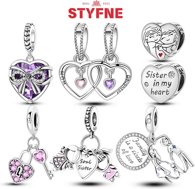 STYFNE Armband Charme, 925 Silber, Perle, Damen - Bild 1