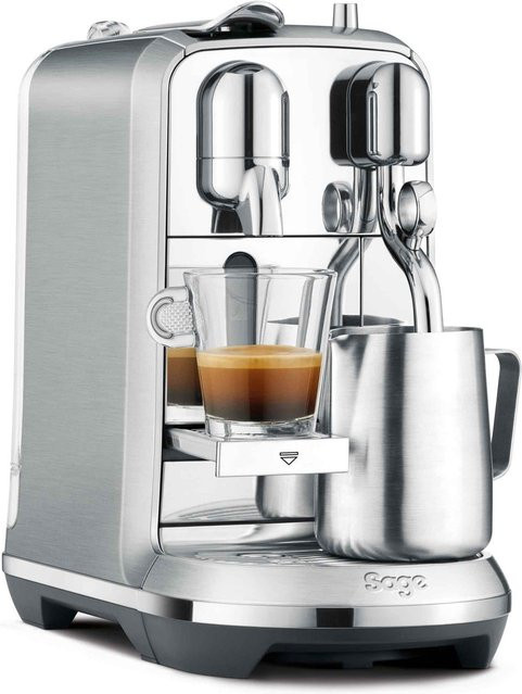 Sage Nespresso Creatista Plus Kapselmaschine in Edelstahl Silber - Bild 1