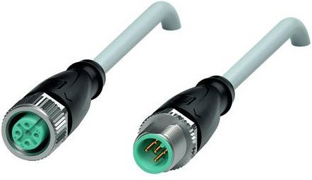 Pepperl+Fuchs 200824 Sensor-Aktor-Steckverbinder konfektioniert, grau, 5 Polzahl, Länge: 15 m - Bild 1