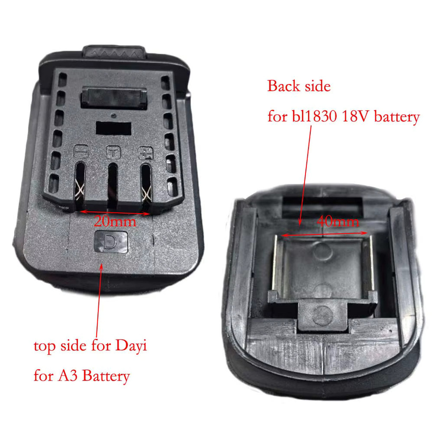 Dayi Batterie Adapter Konverter für BL1830, BL1840 und BL1850 Akkus für A3 2106 Werkzeugzubehör - Bild 4