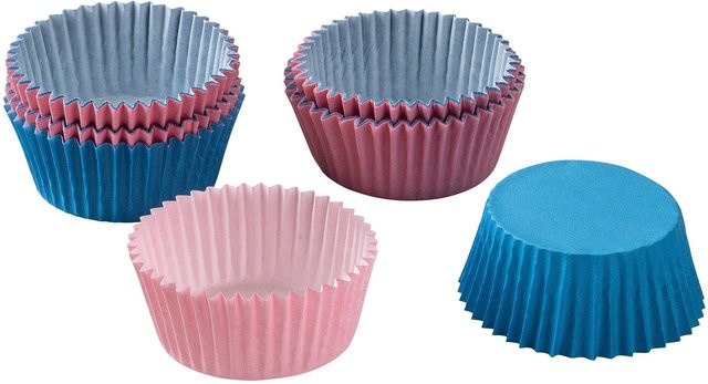 Dr. Oetker Muffinförmchen Classic in Pink, Blue und Multicolour, 50 Stück, rund - Bild 1