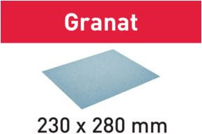 Festool Schleifpapier Granat P240 für Holz und Lack B: 23,0 cm x T: 28,0 cm - Bild 1