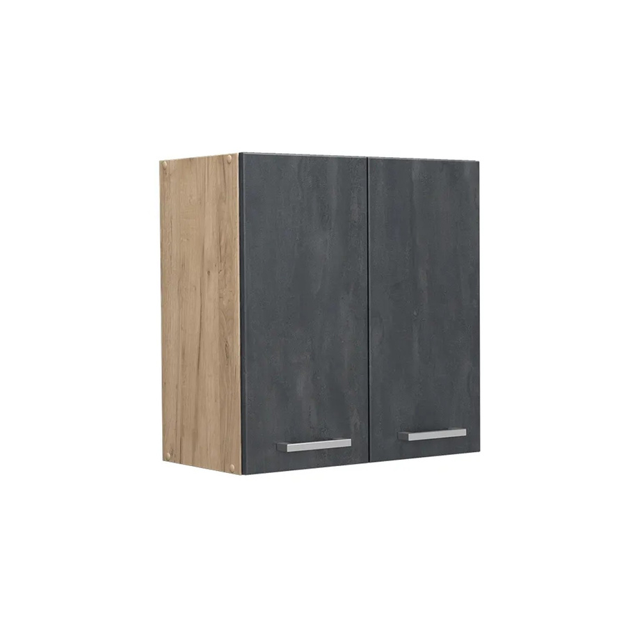 Vicco R-Line Hängeschrank für die Küche in Schwarz Beton und Eiche, Breite: 60 cm, Höhe: 60 cm, Tiefe: 31 cm - Bild 2