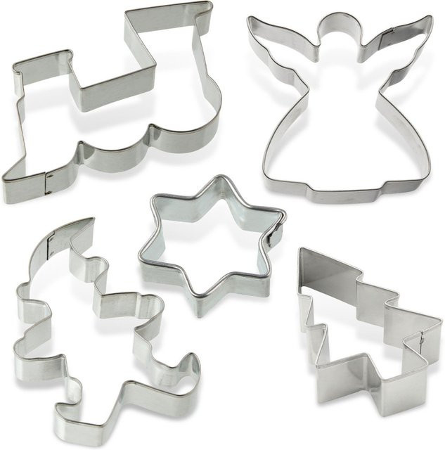 Zenker Ausstecher-Set Xmas 5-teilig aus Edelstahl in Silber - Bild 1