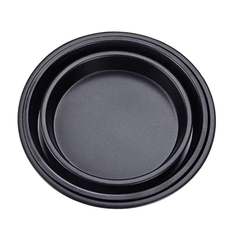 Runde Pizzabackform aus Kohlenstoffstahl von JUSTINLAU in Schwarz - Bild 5