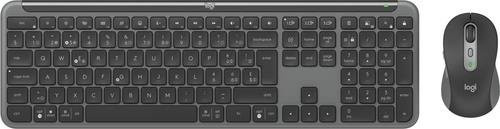 Logitech Signature Slim Combo MK950 for Business Tastatur- und Maus-Set kabellos Bluetooth QWERTZ Grau - Bild 1