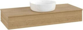 V&B Waschtischunterschrank Antao ohne Frontstruktur in Honig Eiche, B/T/H: 120 x 50 x 19 cm - Bild 1