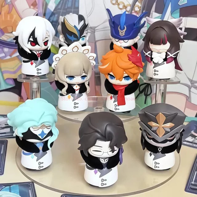 Mihoyo Genshin Impact Fatui Harbinger Q Version Blind Box, Mini Puppe, Einzelfigur - Bild 1