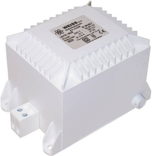 Weiss Elektrotechnik VSTR 55/18 Sicherheitstransformator 1 x 230V auf 1 x 18 V/AC, 55 VA, 3.06A, Farbe: Weiss - Bild 1