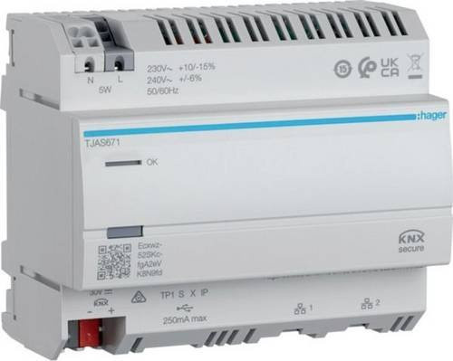 Hager TJAS671 Schnittstelle mit Wi-Fi in Weiß - Bild 1
