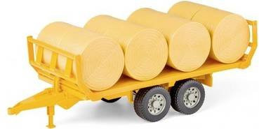 Carson Modellsport Heuwagen für RC Traktor, 1:16, gelb, Anhänger - Bild 1