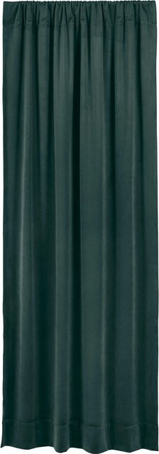 OBI Vorhang Dunkelgrün 2er-Set mit Tunnelzug und Verdunkelung, Breite: 135 cm, Höhe: 250 cm - Bild 1