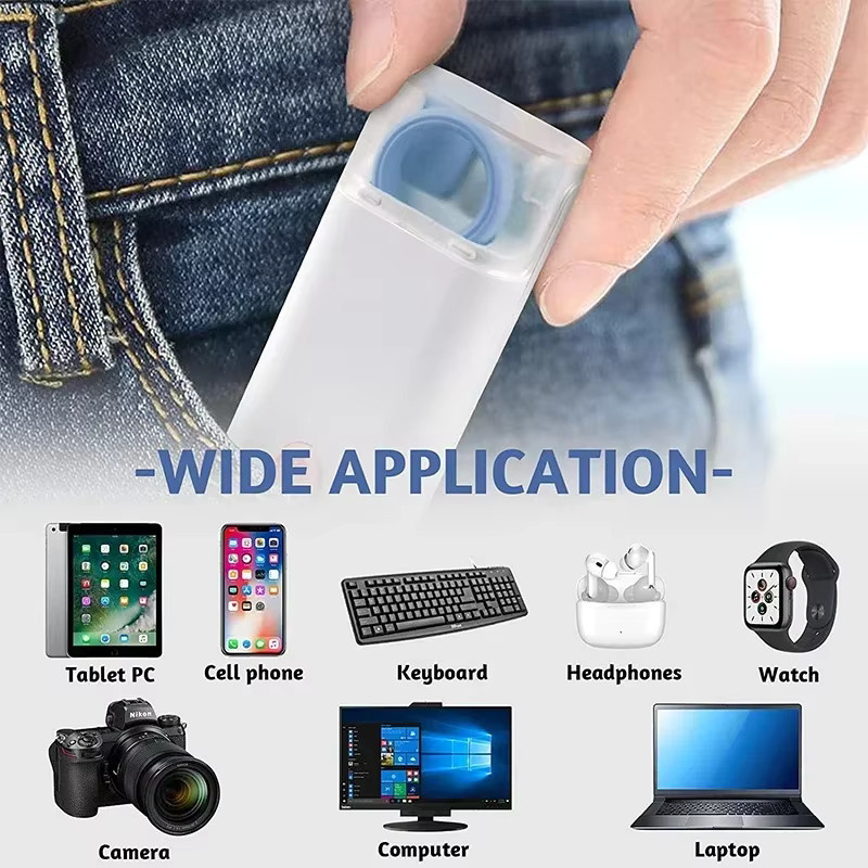 7-in-1 Multifunktionales Reinigungsset für Laptop, Tastatur, Handy und Bluetooth-Headset in Weiß - Bild 4