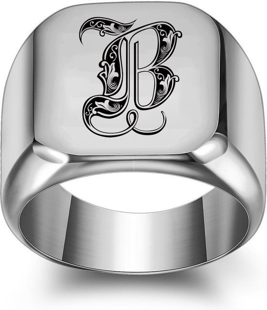 Yiran Jewelry Siegelring, Kupfer, Weiß, Herren - Bild 1