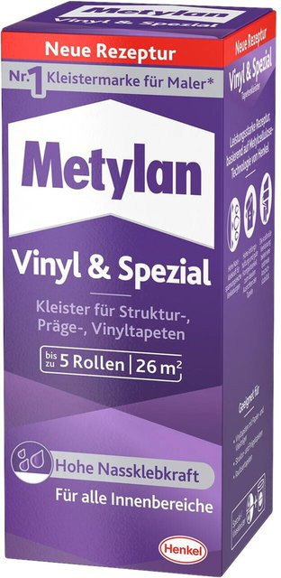 Metylan Tapetenkleister Vinyl & Spezial als Pulver, 180 g - Bild 1